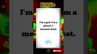 235 | Cosmic Riddle: God, Planet, Heat! #Riddle #Cosmos #Mystery #Shorts