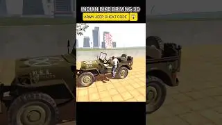 🚨 Army Jeep ka Secret Code! 🤯 (100% Working?) Indian Bike Driving 3D #shorts