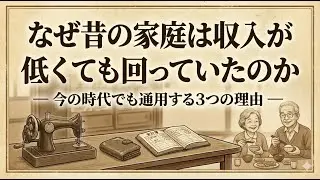 なぜ昭和世代の家庭は収入が低くても回っていたのか― 今の時代でも通用する3つの理由 ―