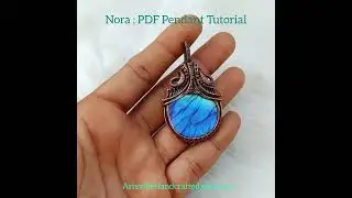 Nora: Wire Wrap Tutorial Beginners by @artsvillehandcrafted #wirejewelry#wirewrappingtutorial
