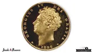 GREAT BRITAIN. 1/2 Sovereign, 1826. London Mint. George IV. PCGS PROOF-65 Deep Cameo.