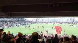 Bohemian FC 1 v 0 Shamrock Rovers - 16th Feb 2025, fans post-match