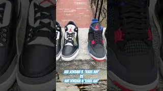 AIR JORDAN 3 &lsquo;RARE AIR&rsquo; VS AIR JORDAN 4 &lsquo;RARE AIR&rsquo; PICK 1?  #airjordan3rareair #shortvideo