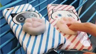 3D Cute Soft Silicone Squishy Cat Phone Case