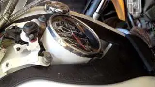 Changing the speedo face on my cruiser XVZ1300 XVZ 1300 Yamaha Royal Star