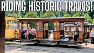 Historic Trams Operating in Belgium & Brussels City Footage in 2025