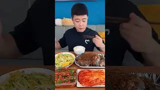 Kimchi Brother Big Eating Challenge  #shortvideo #koreanfood