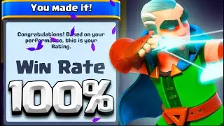 I GOT A 100% WINRATE AND REACHED ULTIMATE CHAMPION - Clash Royale 