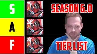 Official Marvel Rivals Season 6 Tier List!