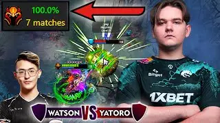 Yatoro's 100% Winrate Hero Wrecks 14.5K MMR Game Vs WATSON 🔥