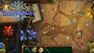 How to light up according hint in Lost Lands 8: Sand Captivity. Mini Game.