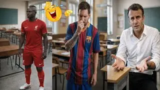 qui a pété dans la classe 😂#messi #mane #ronaldo #macron 