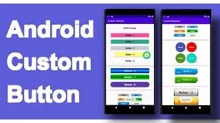 How to Design Button | Custom Buttons | Android Studio