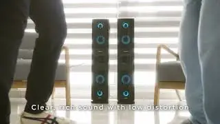 Bring the Party Home | RadioShack 240W Tower Speaker with FM & Karaoke 🎤