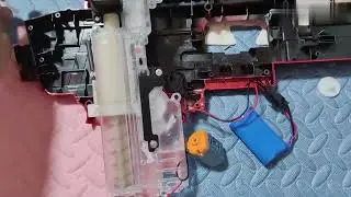 Unbox & Disassemble M249 Nerf Blaster Toy Gun