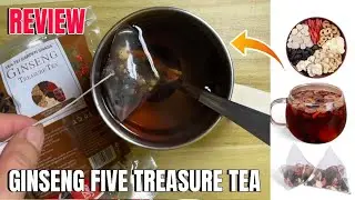 Распаковка чая ручной работы &laquo;5 сокровищ женьшеня&raquo; 🍵 | Детоксикация почек и натуральное средство ...