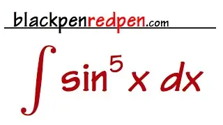 Integral of sin^5(x)