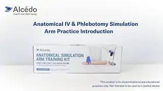 Alcedo Anatomical IV & Phlebotomy Simulation Arm Practice Introduction