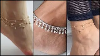 Lightweight Fancy Silver Anklet Designs 2018