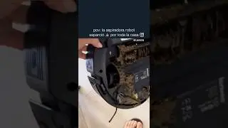 Aspiratore Robot Aspira Tutta La 💩💩💩per Casa 🏠 E Bellissimo Spettacolo 😂😂😂 #aspiratore #robo