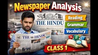 Newspaper Analysis 1.Grammar,Vocab,Reading.The Hindu