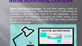Native Advertising Examples