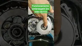como funciona embreagem da bis 125 na pr&aacute;tica #bis125 #motos#honda