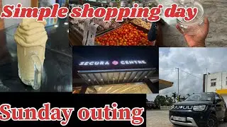 A simple shopping day/sunday outing vlog