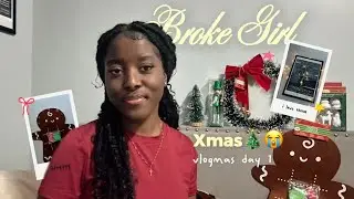 Decorating My Room On A Budget 🎄🎀 | I&rsquo;m broke asf 😭 | Vlogmas Day 1