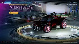 ROCKET LEAGUE ITEM SHOP - Black Interstellar BMD  - 02.11.20