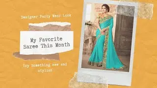 Designer Saree -  Official Party Wear Sarees  2019 -2020 || Nice Saree Collection