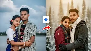 AI দিয়ে এমন Winter Photo বানাও, সবাই অবাক হবে! 😱 | Couple Edit Tutorial | Google Gemini Ai Editing