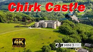 Chirk Castle, National Trust's historic Gem with DJI mini 3 Pro drone 2023