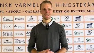 Daniel Bachmann Andersen - testrytter Dansk Varmblods Hingstek&aring;ring 2025