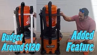 Compact Dust Collection Cart | Dustopper Cyclone, Ridgid Shop Vac