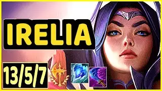 ✅IRELIA VS HEIMERDINGER - 13/5/7 KDA MID GAMEPLAY GRANDMASTER I✅