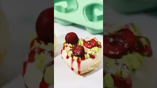 🍩💚💛Пончики в шоколадной глазури с фисташковым кремом и джемом #пончик #выпечка #шоколад #рецепт #...