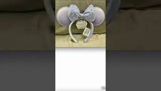 Disney Parks Pale Blue Color Minnie Mouse Ears Headband #shorts