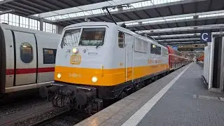 RB16 M&uuml;nchen Hbf &uuml;ber Treuchlingen nach N&uuml;rnberg Hbf mit der BR 111 095-6