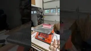 Cleaning My RIDGID Oscillating Edge Belt/Spindle Sander #shorts