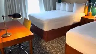 Inside a Newly Renovated Orlando Hotel Room #florida 