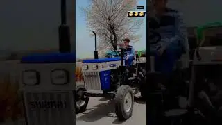 New Swaraj tractor 744xt power steering wheel drive 2022 top model