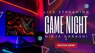 NINJA AARASHI (II) GAMING IS LIVE ( LIVE COMMAND ) #live #song #asphlat airbone #video