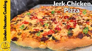 How to Make Jerk Chicken Pizza | Spicy Caribbean Style Pizza at Home