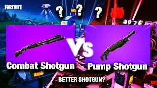 Combat Shotgun vs Pump Shotgun. BETTER THAN THE PUMP!? (Fortnite Season 9)