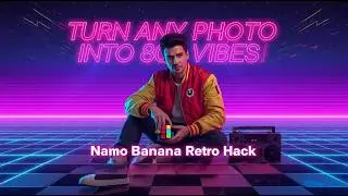 Превратите любую фотографию в ретро-бумбокс 80-х! | Урок по преобразованию фотографий с помощью ИИ