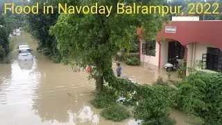 Flood in Navoday Vidyalay, Balrampur (U.P.) on 09/10/2022