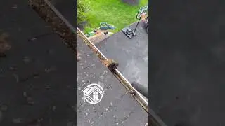 Bad Gutter Blow Out - ClearFlow Gutter Cleaning