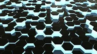 3D Hexagon background Video -  Free motion background Video loop
