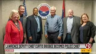 Lawrence Mayor names Curtis Bigsbee to replace Gary Woodruff as police chief, from News 8 at 6 p.m.